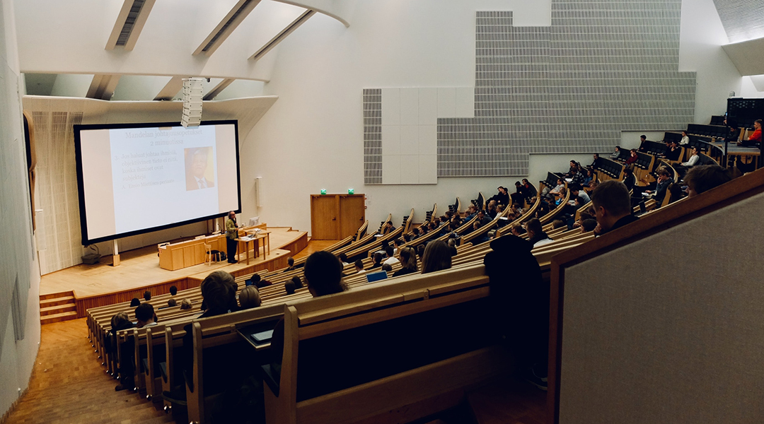 Lecture hall at a university.