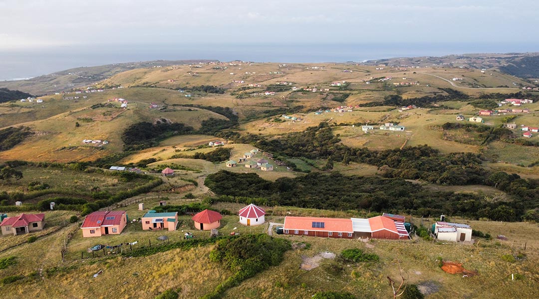 Rural school in South Africa.