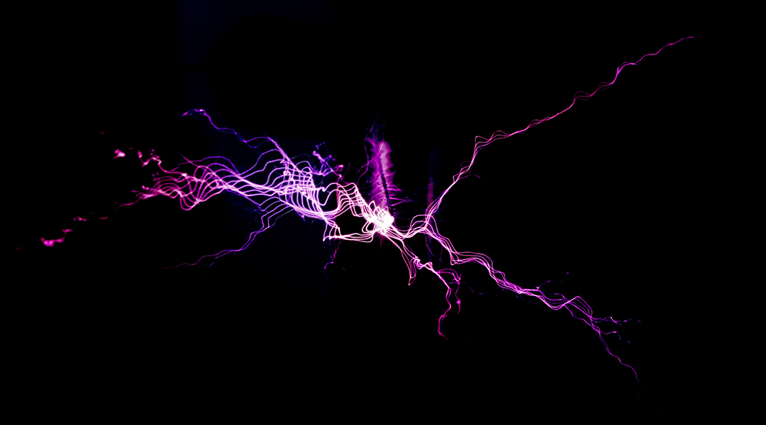 Abstract image of voltage