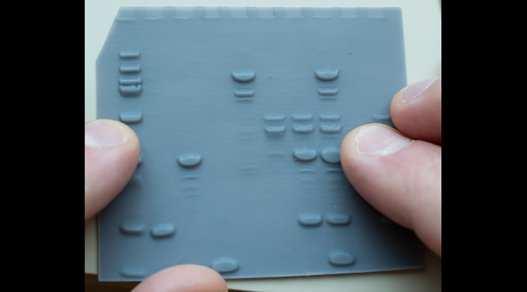 3D printed data to make science more accessible to the blind.