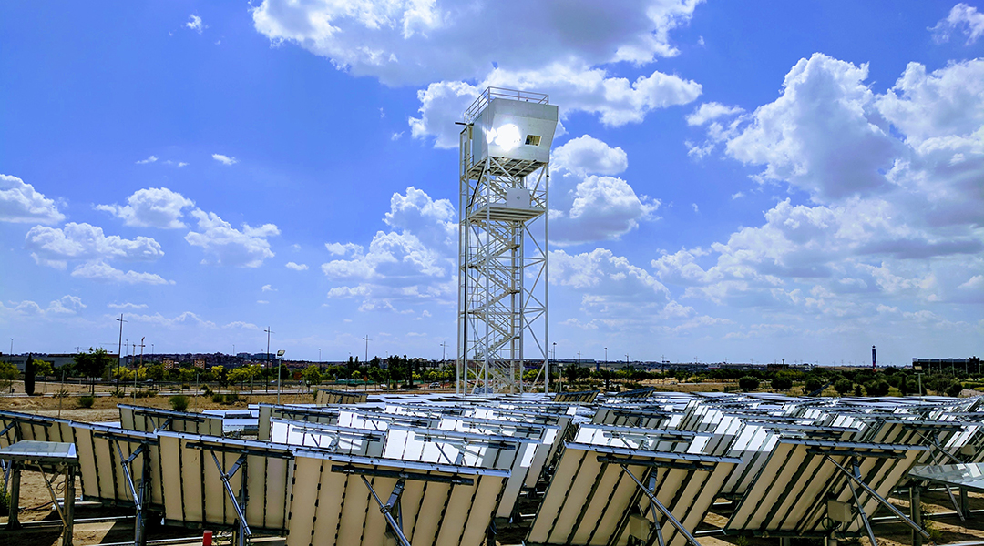 Solar tower to make sustainable kerosene