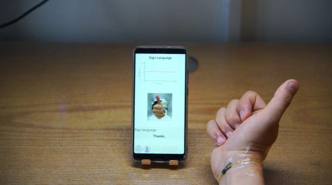 Sensor translates sign language into audio - Advanced Science News