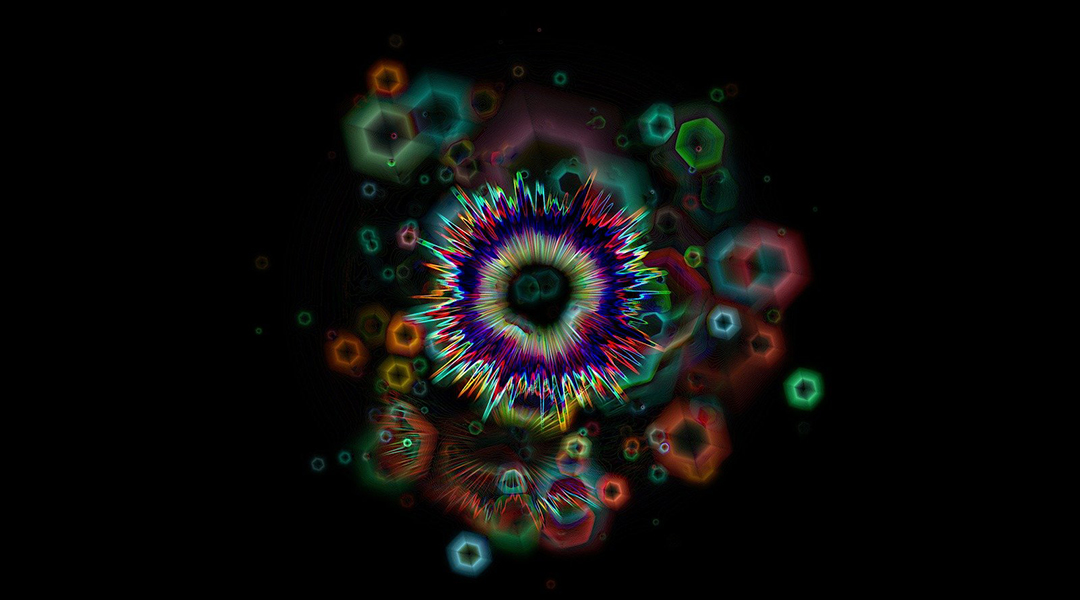 Abstract image representing quantum gravity.