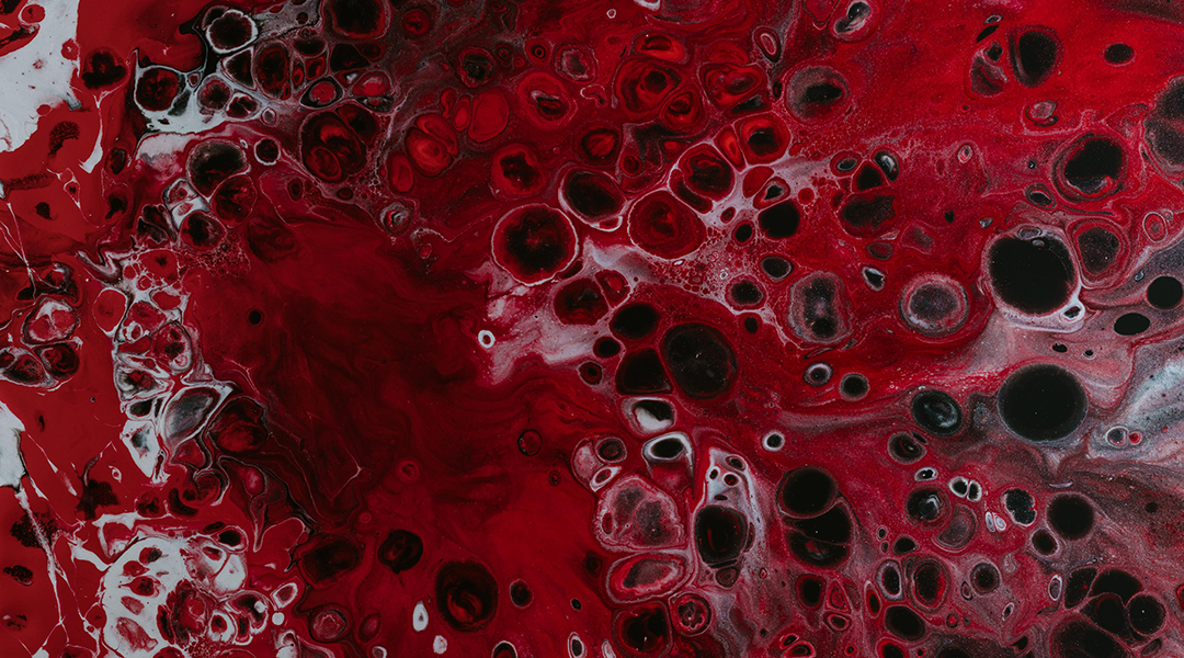 Porous materials inspired by blood clots abstract image.