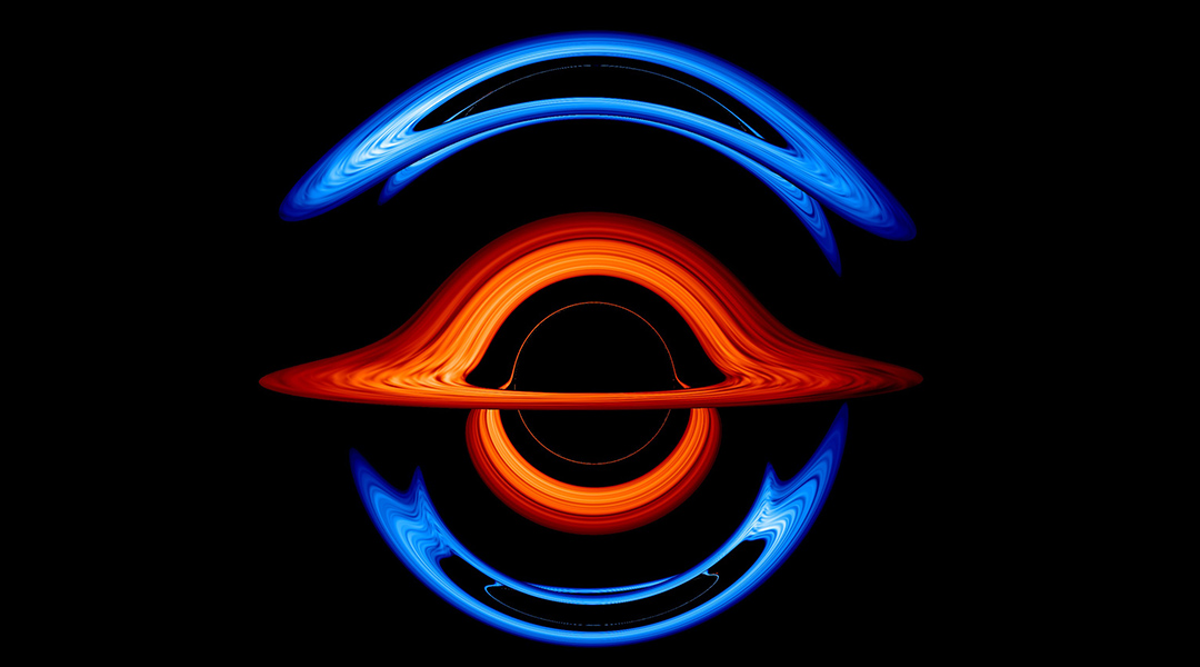 Black hole binary main sequence illustration by NASA.