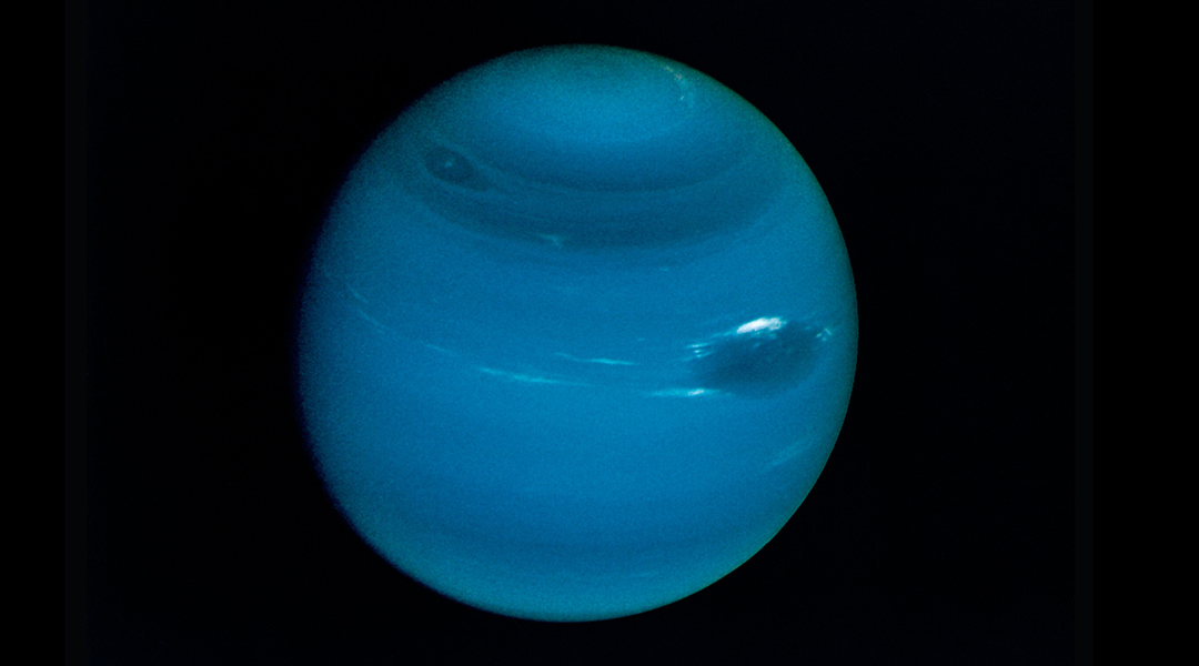 Neptune seen from space.