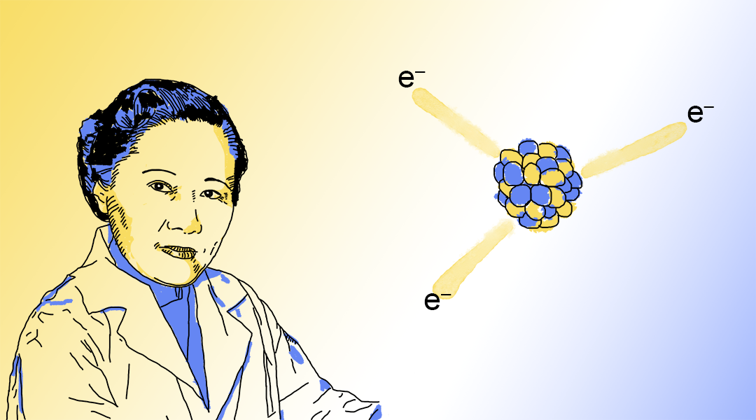 Illustration of Chien-Shiung Wu.