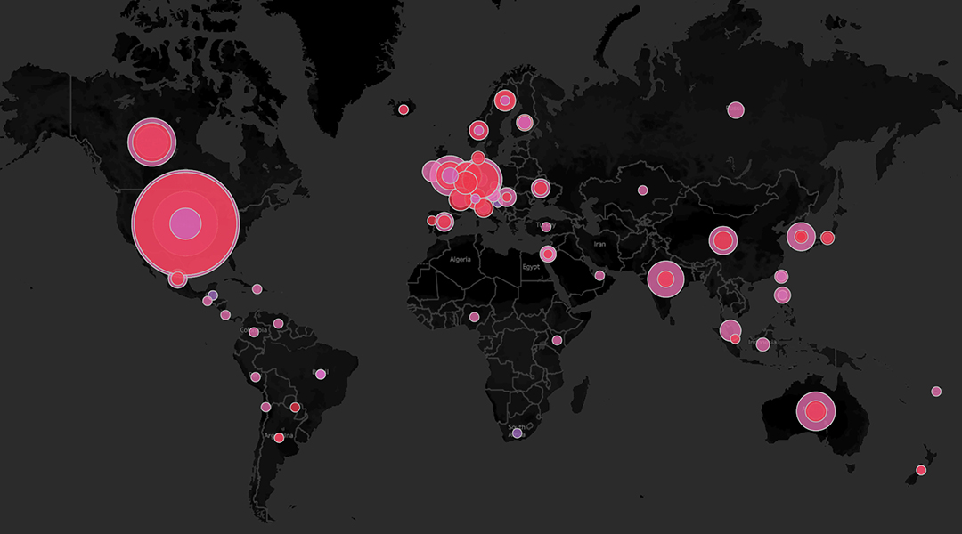 Map of global carbon emitters