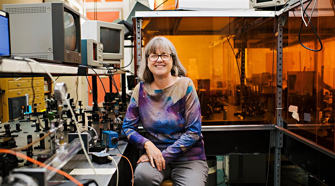 From lasers to a Nobel Prize: A conversation with Donna Strickland