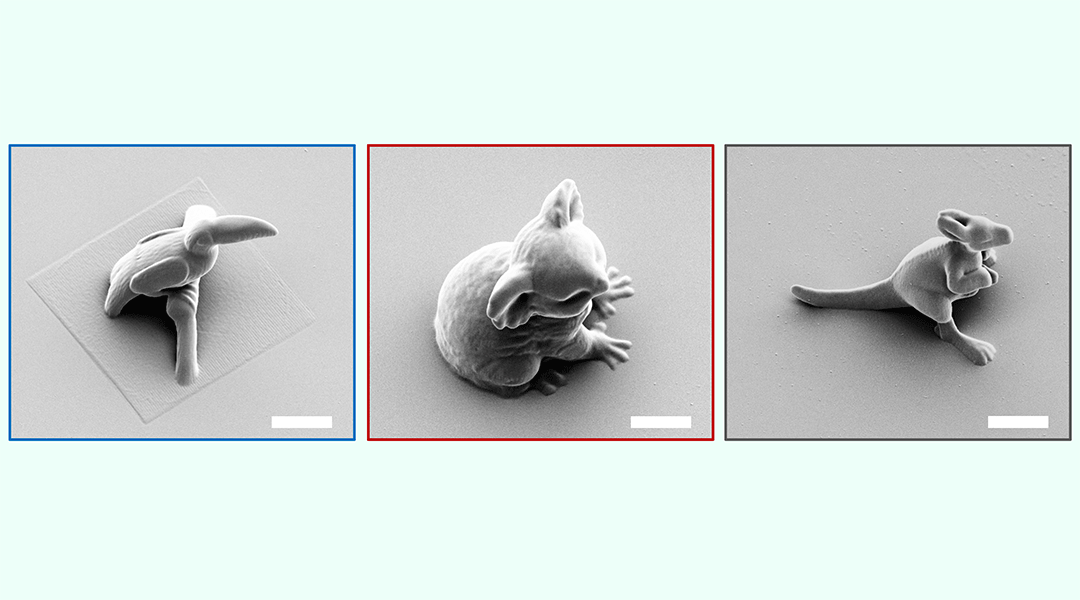 New inks print tiny 3D structures with ultimate precision