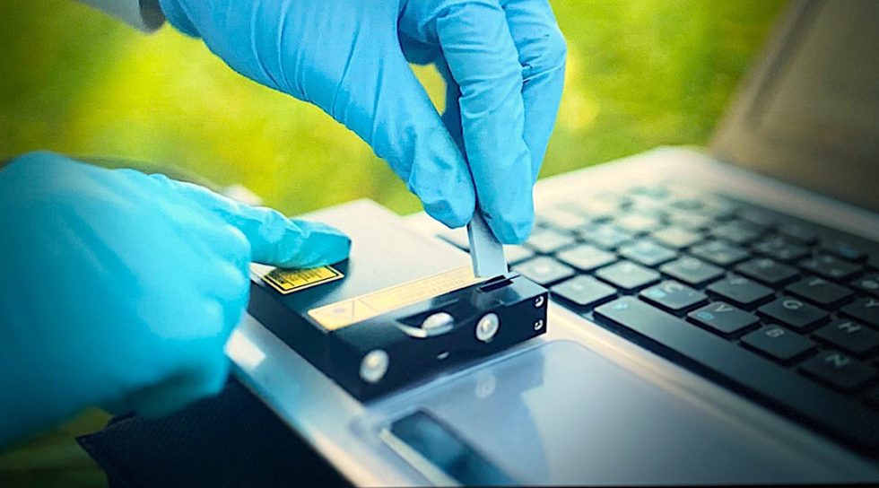 Portable 3Dprinted sensor detects low concentrations of water