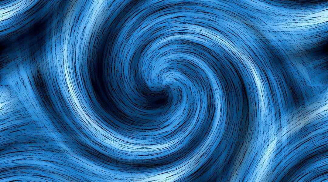 Abstract swirling image