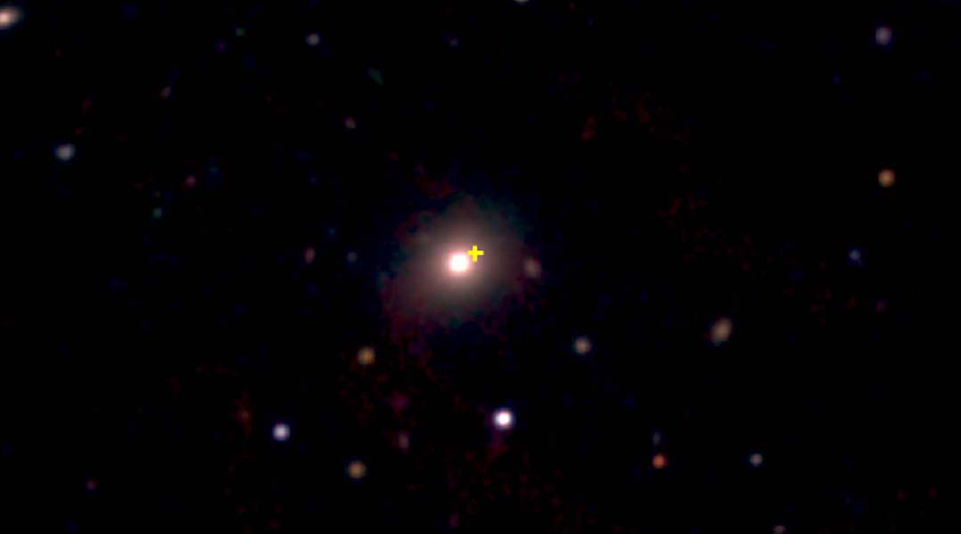 Telescope images of AT2022aedm.