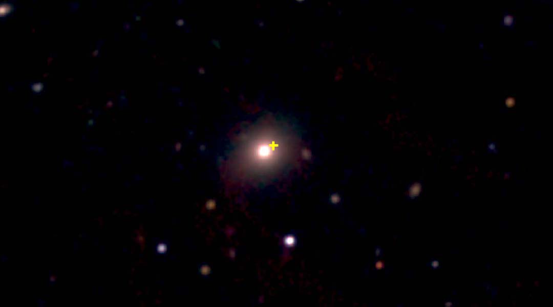 Telescope images of AT2022aedm.