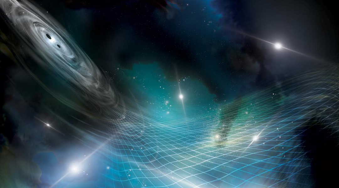 Gravitational waves abstract image.