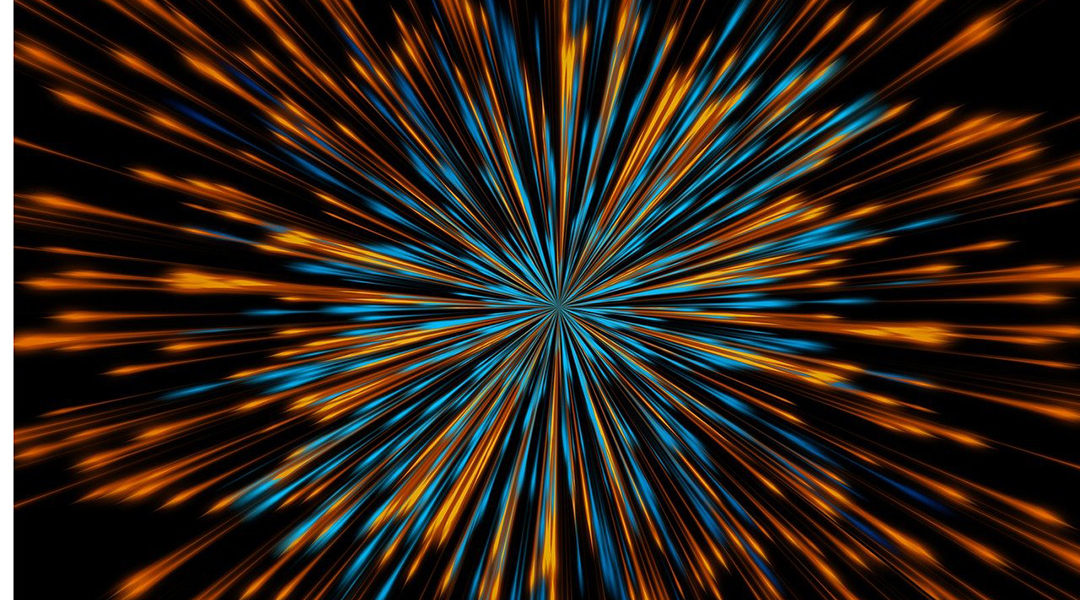 Abstract image of an explosion.