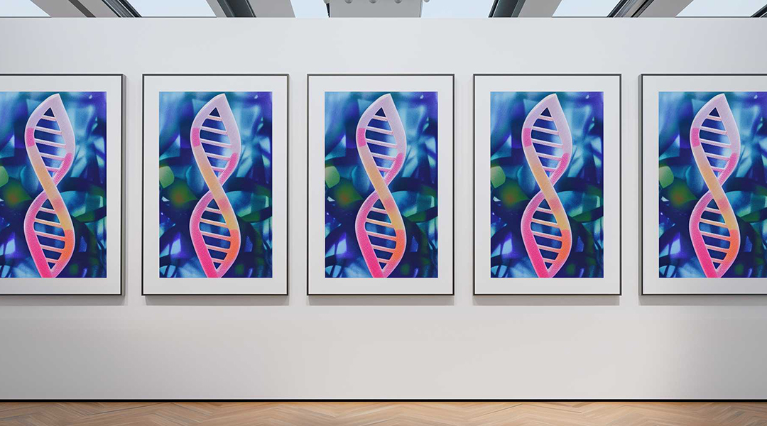 Quantum proofing passwords and artwork with DNA encryption