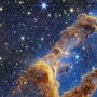 James Webb Telescope image of the Pillars of Creation.