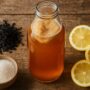 fermented kombucha jar with optional additives